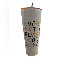 Oh Happy Dani x Target Colorful “ You Are Worthy Of Everything Good” Tumbler